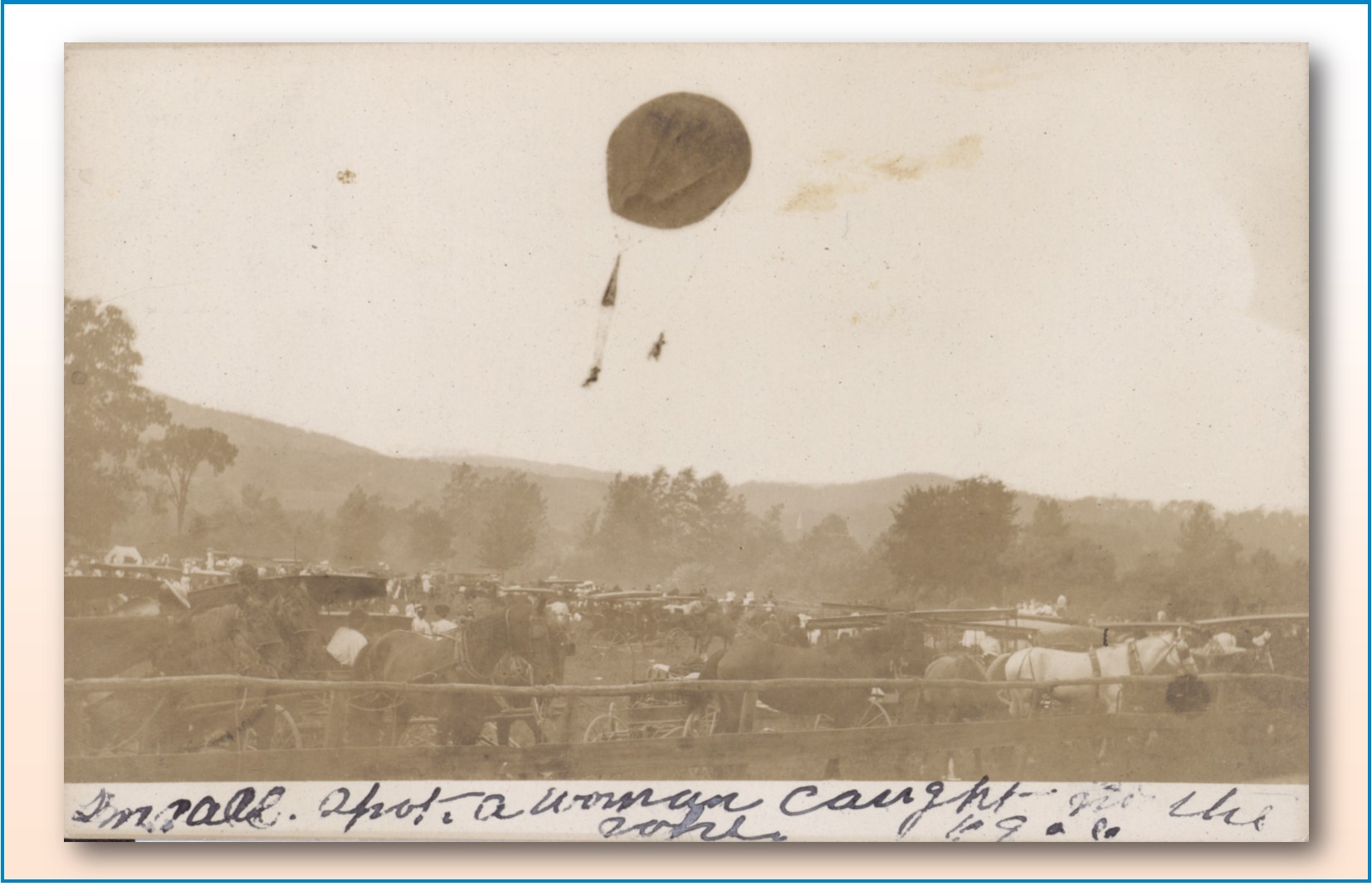 Photograph of Ulster County Fair Balloon Incident (1906)