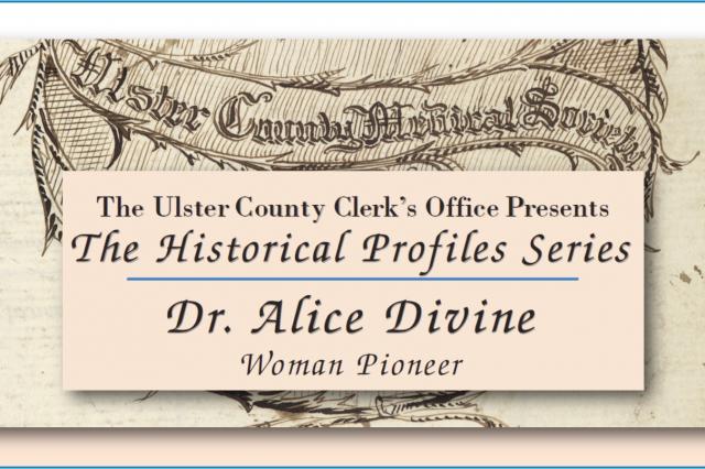 Dr. Alice Divine, Woman Pioneer 