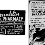 Franklin Pharmacy Advertisements